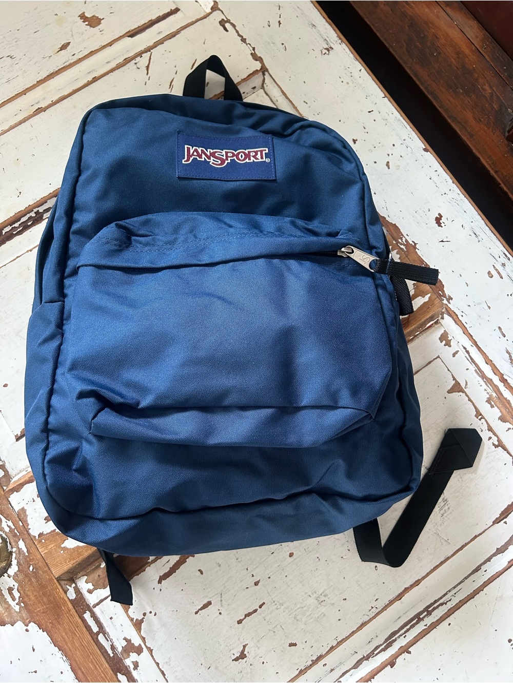 JanSport Backpack Navy Blue School College Laptop Bag | Lightweight New No Tags